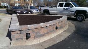 A recent hardscape contractors job in the area
